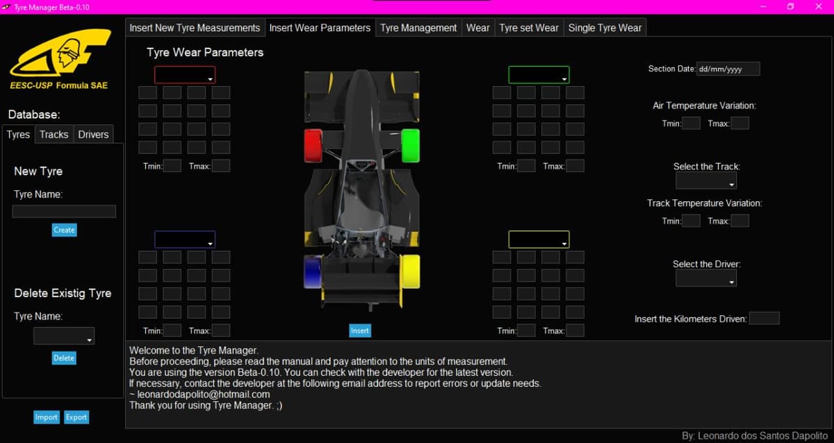 Tyre Manager Project